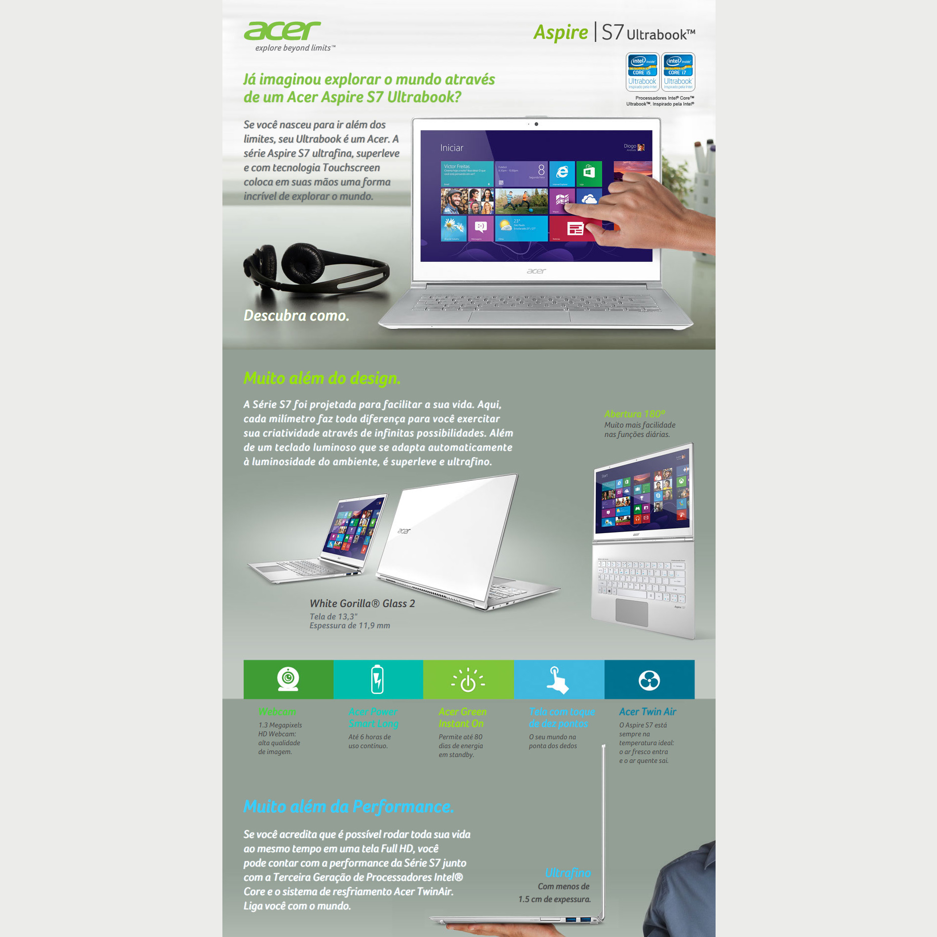 Hotsites-Landing Page Acer